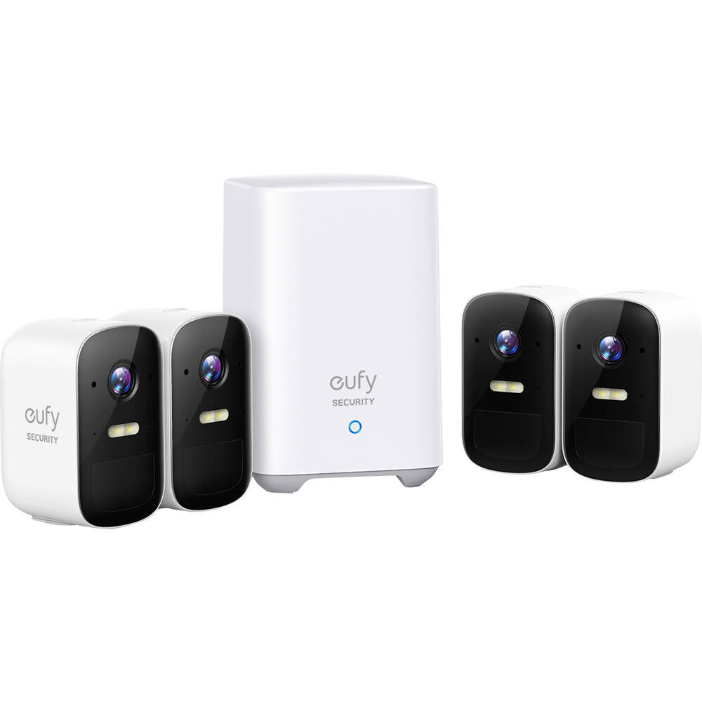 Eufy 2C Wireless 1080p Security Camera System - 4 Pack