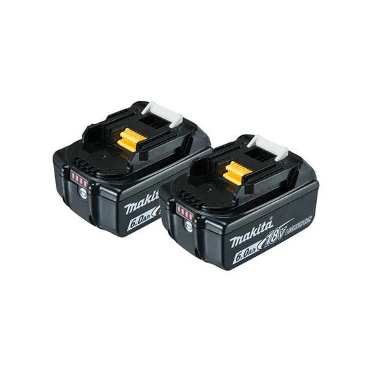 Makita 18V 6.0Ah Battery Twin Pack 198490-0